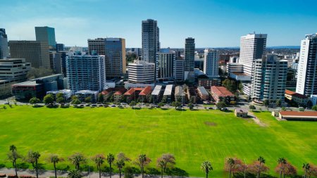 Photo for Aerial view of Perth Cityscape, Australia. - Royalty Free Image