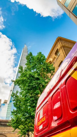Photo for London - September 2012: Royal Mail car along the city streets. - Royalty Free Image