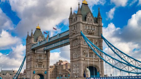Photo for The Tower Bridge is a famous tourist attraction. - Royalty Free Image