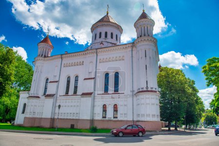 Foto de Vilna, Lituania - 10 de julio de 2017: Catedral de Santa María Madre de Dios. - Imagen libre de derechos