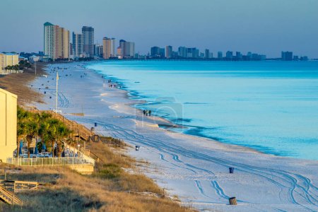 Foto de Panama City Beach al atardecer Florida. - Imagen libre de derechos