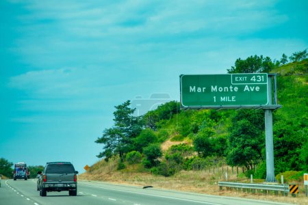 Photo for California, USA - August 4, 2017: Road to San Francisco. - Royalty Free Image