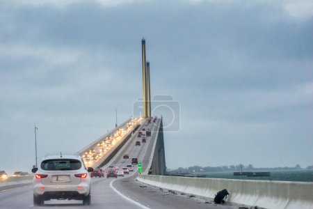 Photo for Bridge to St Petersburg in Florida. - Royalty Free Image