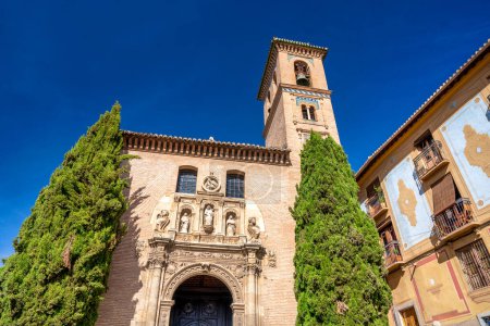 Photo for Iglesia Parroquial de San Gil and Santa Ana in Granada, Spain. - Royalty Free Image
