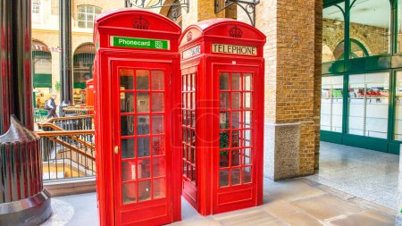 Photo for Famous red telephone booth in London. - Royalty Free Image
