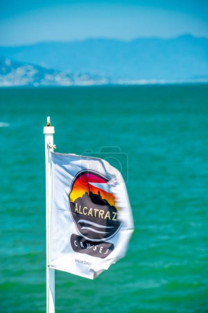 Photo for San Francisco, CA - August 6, 2017: Alcatraz Island Cruise with city view. - Royalty Free Image