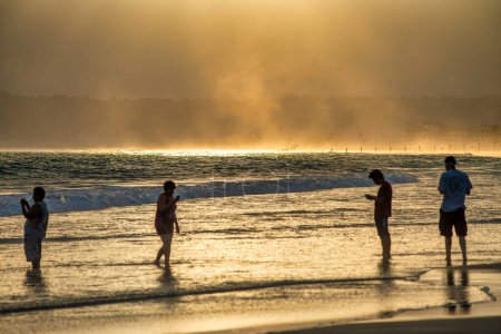 Téléchargez les photos : Belle plage à Coronado, coucher de soleil - San Diego. - en image libre de droit