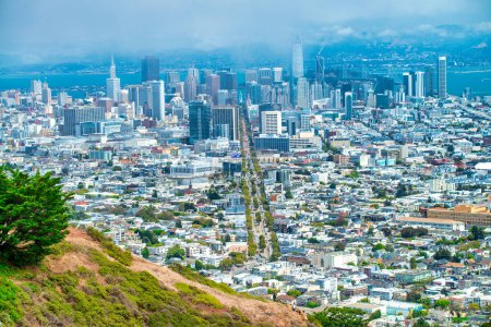 Photo for San Francisco skyline from Twin Peaks Reservoir. - Royalty Free Image