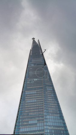 Photo for London - September 2012: The Shard is a major tourist attraction. - Royalty Free Image