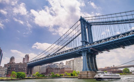 Photo for Manhattan Bridge in New York City. - Royalty Free Image