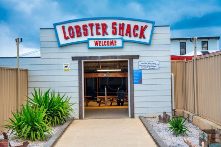 Téléchargez les photos : Cervantes, Australie-Occidentale - 5 septembre 2023 : Lobster Shack est un restaurant célèbre dans la ville. - en image libre de droit