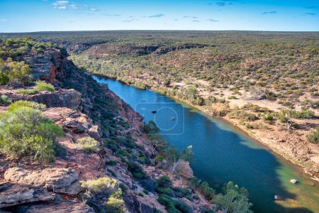 Téléchargez les photos : Ross Graham promenade fluviale dans le parc national de Kalbarri, Australie occidentale. - en image libre de droit