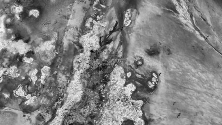 Foto de Myvatn, Islandia. Vista aérea de las aguas termales de Hverir - Namafjall Geothermal Área. - Imagen libre de derechos