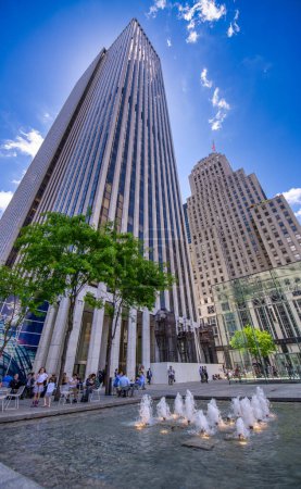 Photo for New York City - June 2013: City streets and buildings on a sunny day. - Royalty Free Image