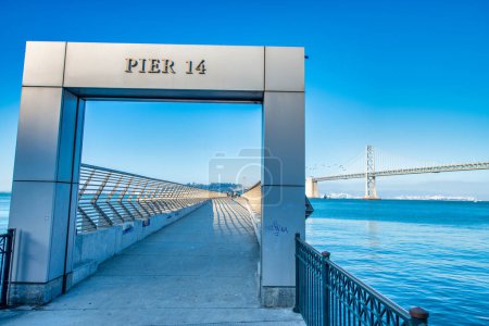 Photo for Pier 14 at Embarcadero, San Francisco. - Royalty Free Image