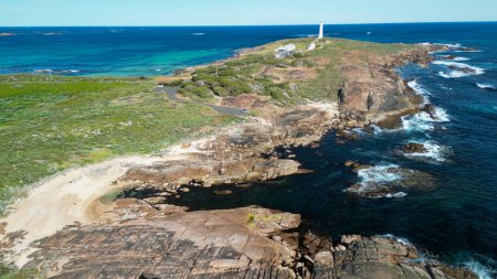 Photo for Cape Leeuwin is the most south-westerly mainland point of Australia. - Royalty Free Image
