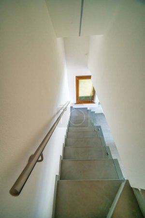 Photo for Modern stairs leading to the tavern. - Royalty Free Image