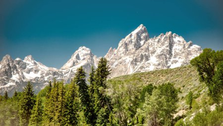 Photo for Mountains and river of Grand Teton National Park. - Royalty Free Image