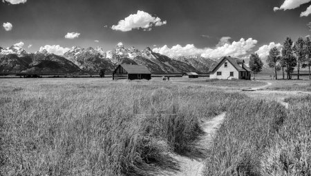 Photo for A beautiful house inside Grand Teton National Park. - Royalty Free Image