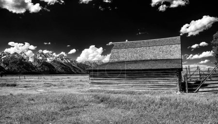 Photo for A beautiful wooden house inside Grand Teton National Park. - Royalty Free Image