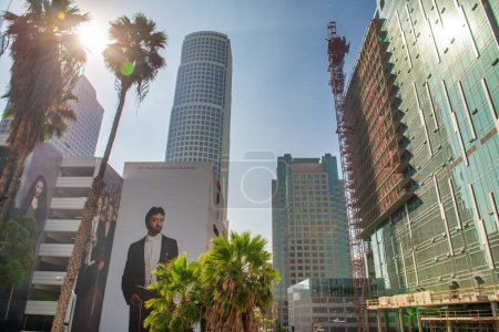 Foto de Los Angeles, CA - 27 de julio de 2017: Edificios de Los Ángeles en un día soleado. - Imagen libre de derechos