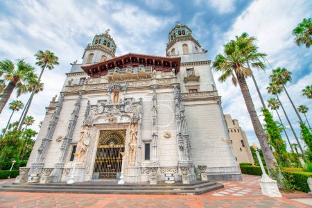 Photo for San Simeon, CA - August 3, 2017: Hearst Castle is a historic famous monument. - Royalty Free Image