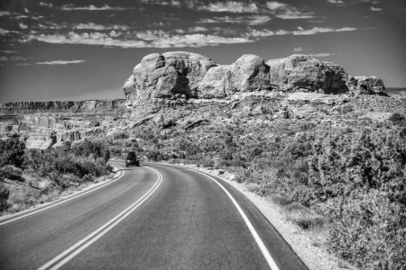 Photo for Amazing view of Arches National Park, Utah in summer season. - Royalty Free Image