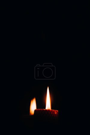 Photo for Holodomor Remembrance Day. Light a candle. - Royalty Free Image