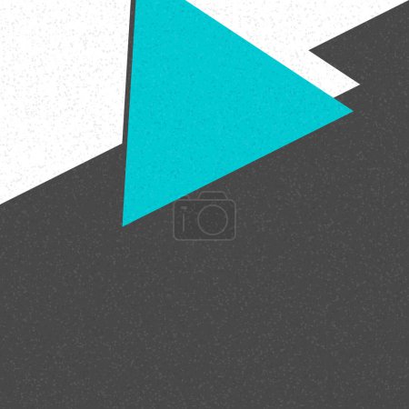 Illustration for Decorative abstract colorful geometric figures slice shadow background illustration - Royalty Free Image