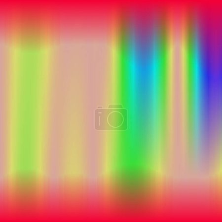 Téléchargez les illustrations : Color interpolation north light gradient illustration - en licence libre de droit
