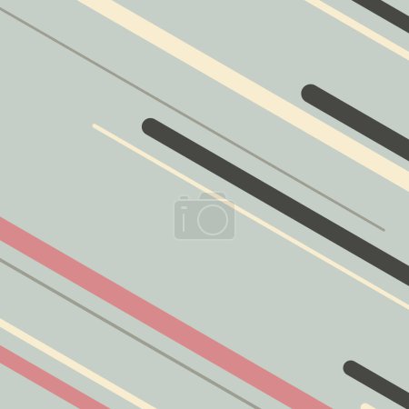 Illustration for Random Color flowing stripe lines illustration - Royalty Free Image