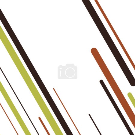 Ilustración de Ilustración de líneas de franja de flujo de color aleatorio - Imagen libre de derechos