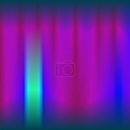 Photo for Color interpolation north light gradient illustration - Royalty Free Image