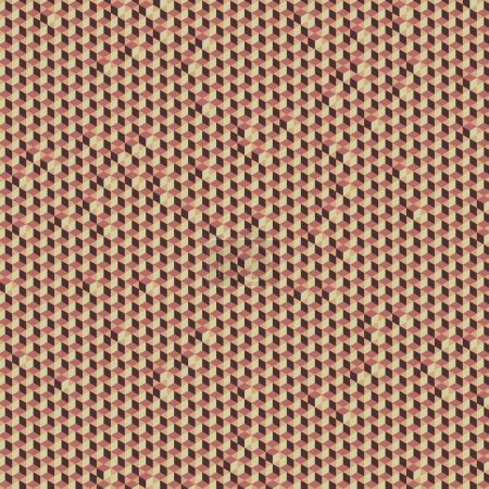 Foto de Laberinto hexagonal patrón ilustración abstracta - Imagen libre de derechos