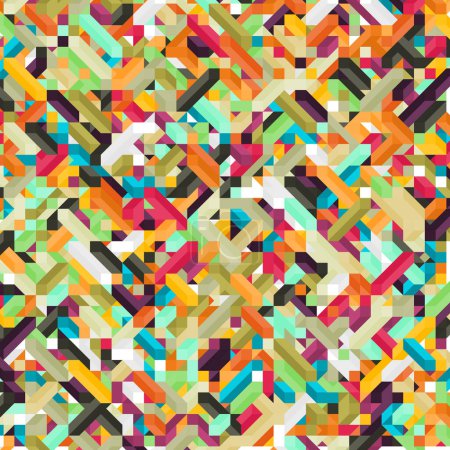 Ilustración de Color Dimonds ilusión fondo abstracto ilustración - Imagen libre de derechos