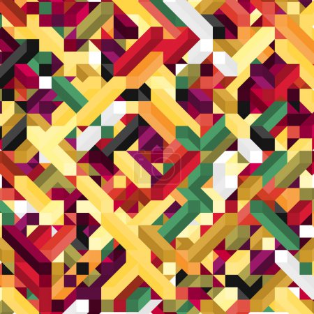 Foto de Color Dimonds ilusión fondo abstracto ilustración - Imagen libre de derechos