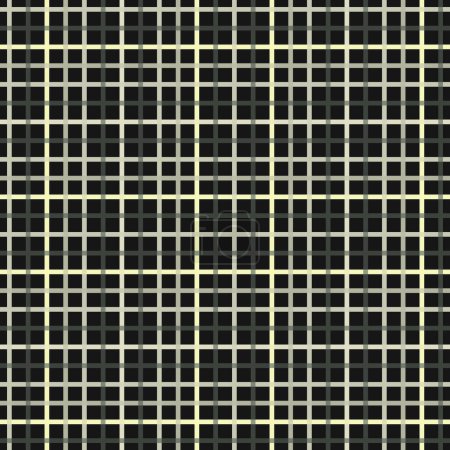 Illustration for Decorative tartan plaid tiles pattern illustration - Royalty Free Image