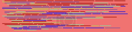 Foto de Código en la ilustración del vector de pantalla, simulación de líneas planas de codificación de dibujos animados - Imagen libre de derechos