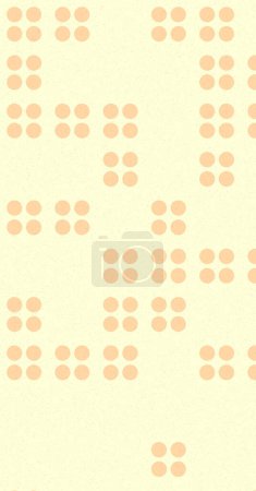 Illustration for Abstract Color Halftone Dots generative art background illustration - Royalty Free Image