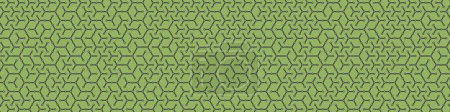 Téléchargez les illustrations : Illustration abstraite du motif Labyrinthe hexagonal - en licence libre de droit