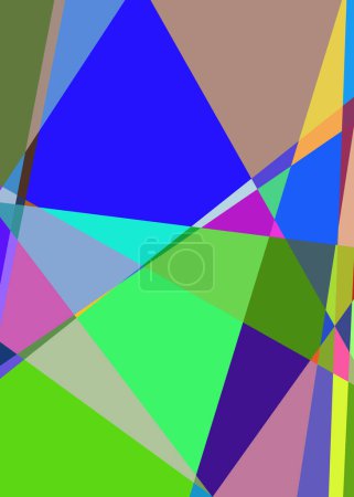 Téléchargez les illustrations : Geometric abstraction generative art background art illustration - en licence libre de droit