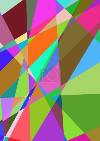 Ilustración de Geometric abstraction generative art background art illustration - Imagen libre de derechos