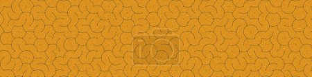 Illustration for Colour Hexagon Tile Connection art background design illustration - Royalty Free Image