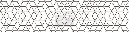 Téléchargez les photos : Illustration abstraite du motif Labyrinthe hexagonal - en image libre de droit