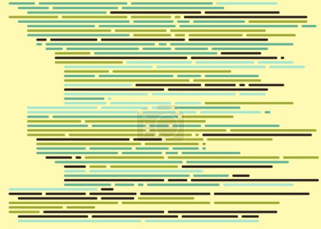 Ilustración de Código en la ilustración del vector de pantalla, simulación de líneas planas de codificación de dibujos animados - Imagen libre de derechos