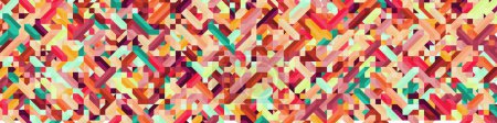 Illustration for Color Diamonds illusion background abstract illustration - Royalty Free Image