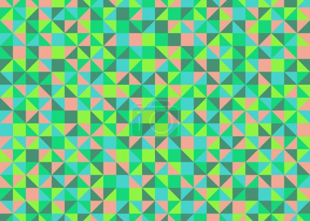 Illustration for Color Rhombus tile tessellation pattern illustration - Royalty Free Image