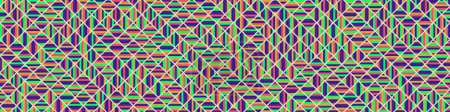 Color Rhombus tile tessellation pattern illustration