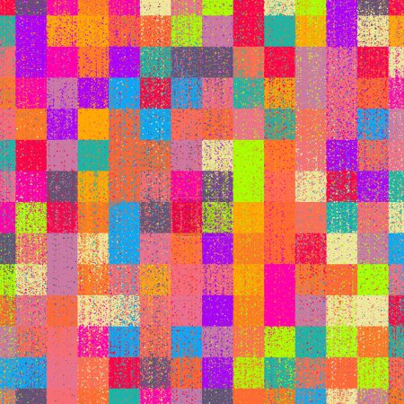 Ilustración de Ilustración abstracta de fondo de imitación de pintura de puntos de brillo cepillado color - Imagen libre de derechos