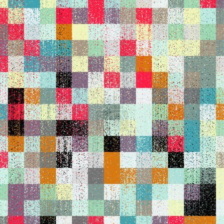 Ilustración abstracta de fondo de imitación de pintura de puntos de brillo cepillado color